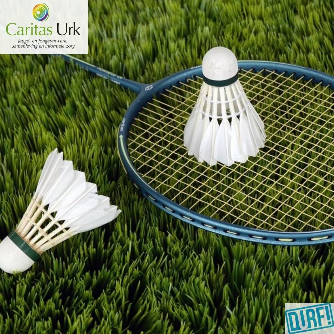 Vanmiddag daagt sportcoach Eize van Eerde je uit om mee te doen met een potje badminton. Dit start om twee uur in het Wilhelminapark. Je hoeft je er niet voor op te geven en meedoen is gratis. Jij komt toch ook?