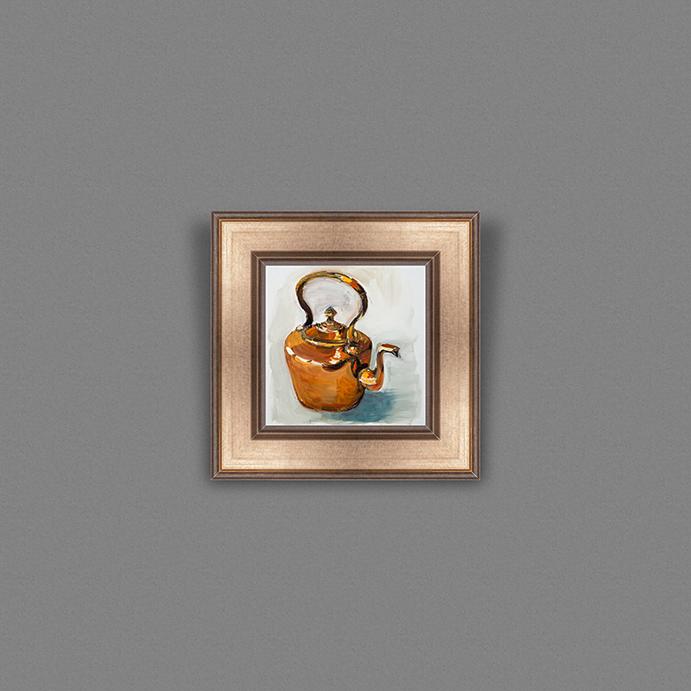 PaulKenton's tweet photo. 216/365 "Copper Kettle" from my 365 Project
The flash and flare of copper-tinted light on my old kettle.
View: https://t.co/ZLZZxGZsME
#paulkenton #paulkenton365 #ukartist #painter #ukpainter #stilllife #stilllifepainting #oilpainting https://t.co/2zm0ywGegt