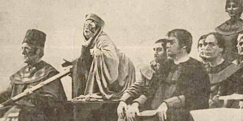 25 JUNI 1970
Première 'De Wulpenrivier' van Opera Forum.
"Een heel aangrijpende opvoering" (Tubantia) opera-archief.nl/index.php/home… via <a href="/OperaArchief/">OPERA ARCHIEF NL</a>