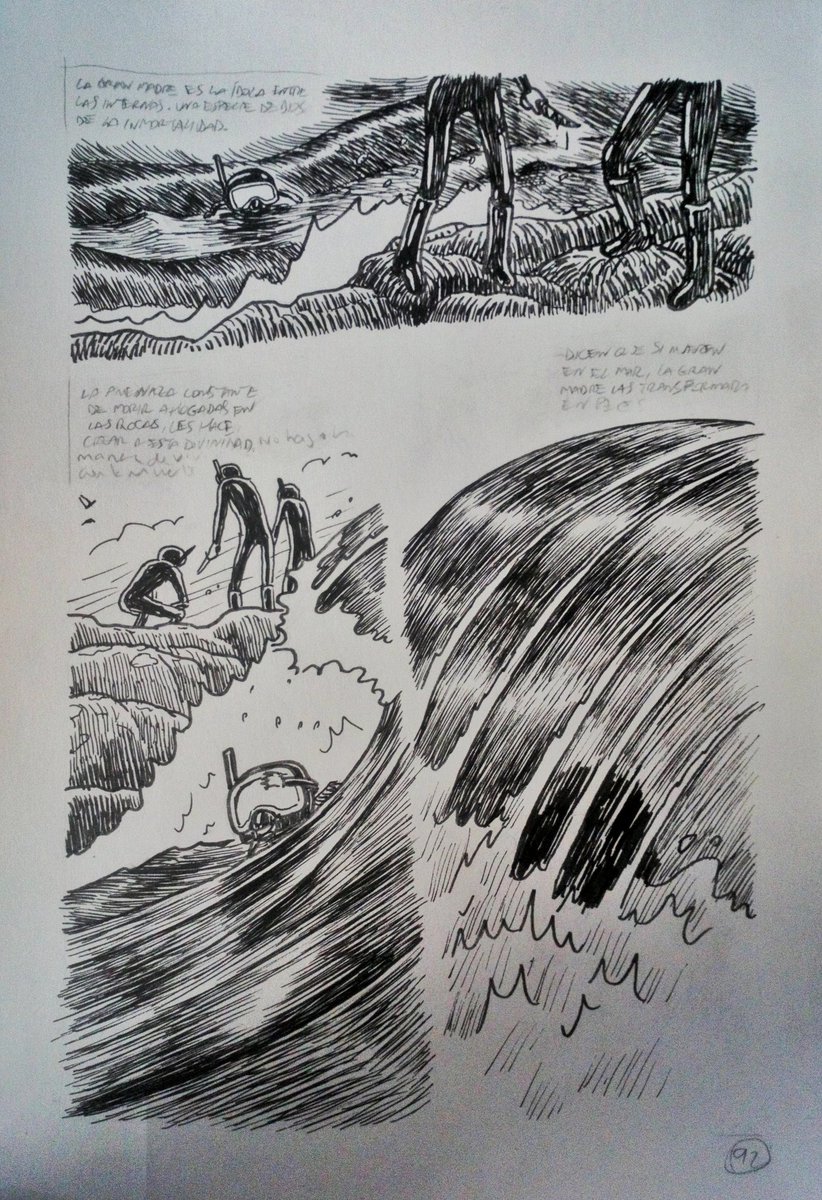 manchado_luis's tweet image. Seguimos con el entintado.
¡Página 92!
#ink #comic #graphicnovel