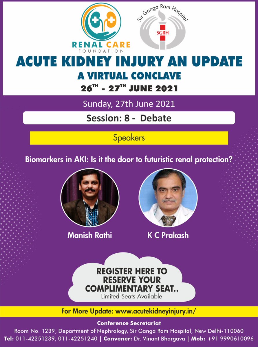 KidneyAn's tweet photo. ACUTE KIDNEY INJURY- AN UPDATE- MEET OUR EXPERTS
SESSION 8: DEBATE
Register Now: https://t.co/TeTua2zWrg
Download Brochure: https://t.co/Uj4sPpRQ3e
Visit Website: https://t.co/jg7v2vt2Yt
#acutekidneyinjury #nephrology #nephrologist https://t.co/mHXeyRFONo