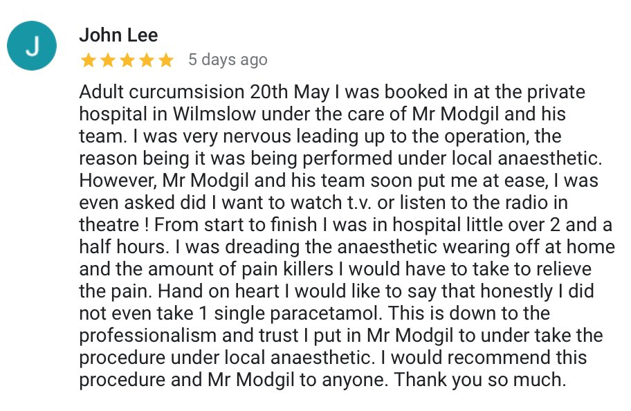 Pain from foreskin related pathology is more common than people realise. Men are often too embarrassed to talk about it.A review like this is so encouraging for the MU team, and we hope more patients seek help in the knowledge that help is available #menshealth #manchester