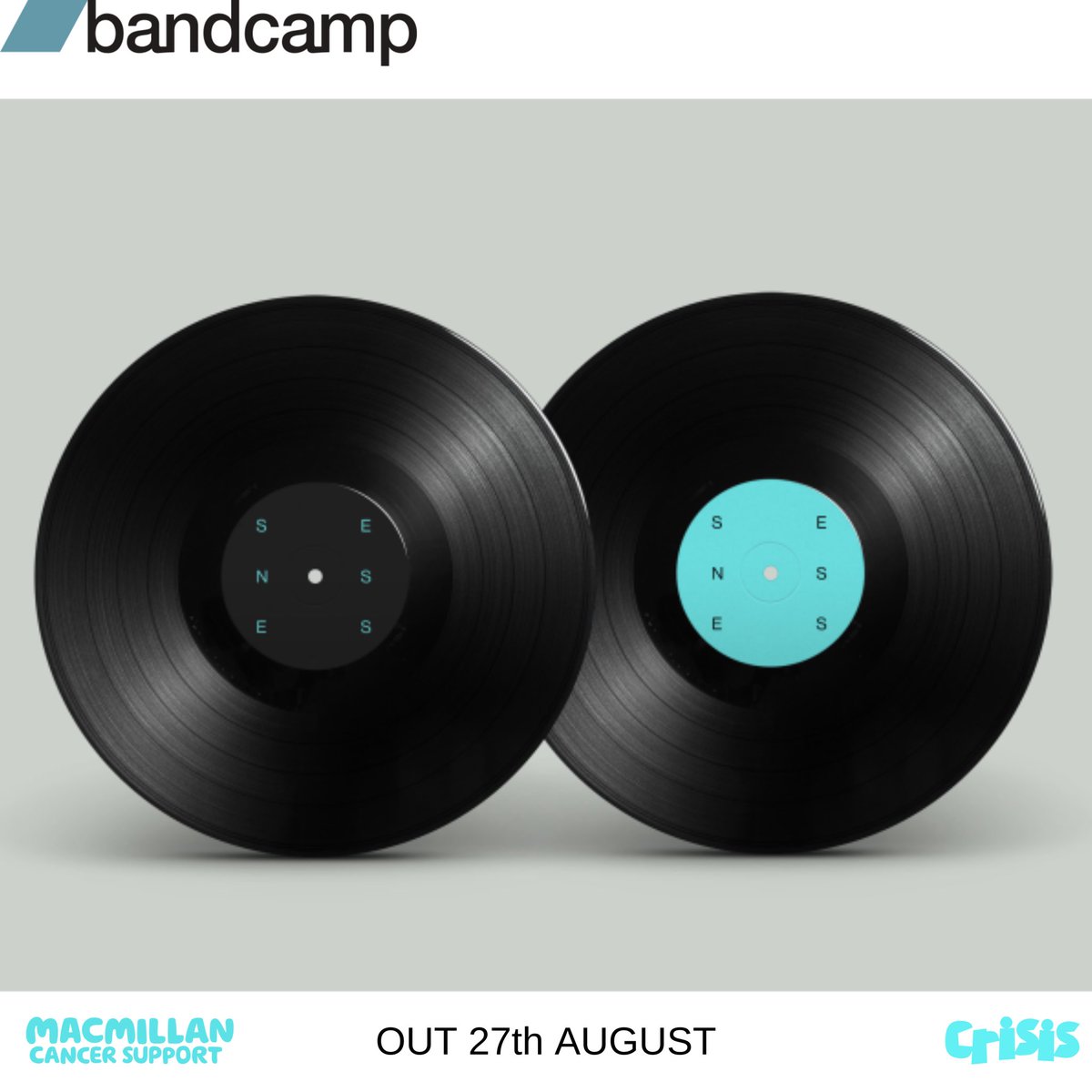 sensesforever's tweet photo. So excited to share our debut album ‘Little Pictures Without Sound’ is available to pre-order on super limited polar white &amp; black vinyl: https://t.co/UfSxEVDaCT

ALL profits will go to @crisis_uk and @macmillancancer 

Please share the crap out of this! 😄 #LPWS #NewMusicFriday https://t.co/5qTV4uy6Dz