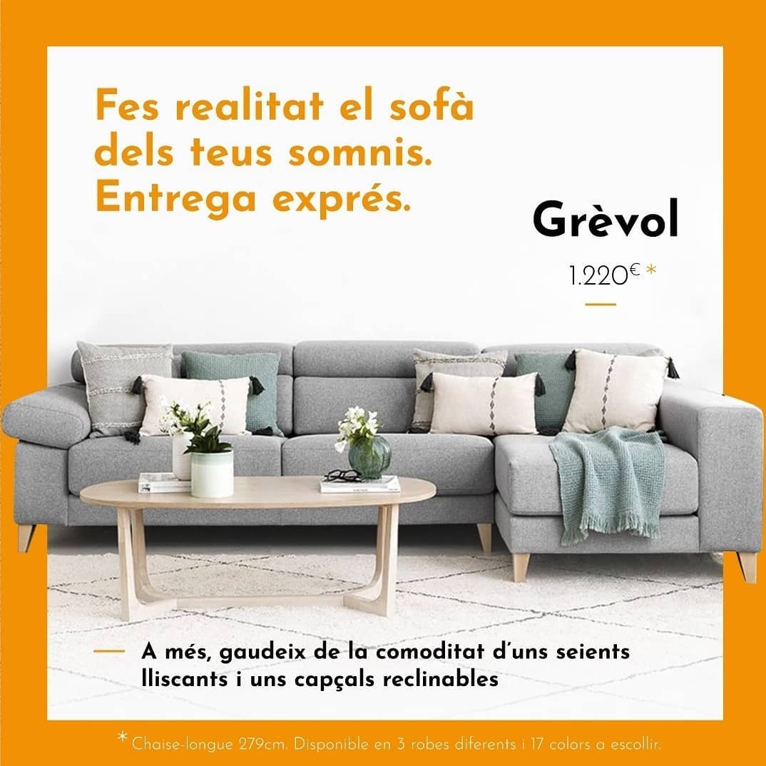 Florimueble's tweet image. Sofá Grèvol, con aires nórdicos y combinación perfecta!
#sofás #chaiselongue #sofásmolones
#sofásdeslizantes #sofásrelax
Pídenos cita llamando al
636 195 950 también WhatsApp
#MacMobles #Florimueble #MacDescans
#muebles #descanso #decoración
#FinanciaciónGratuita
#LaLlagosta