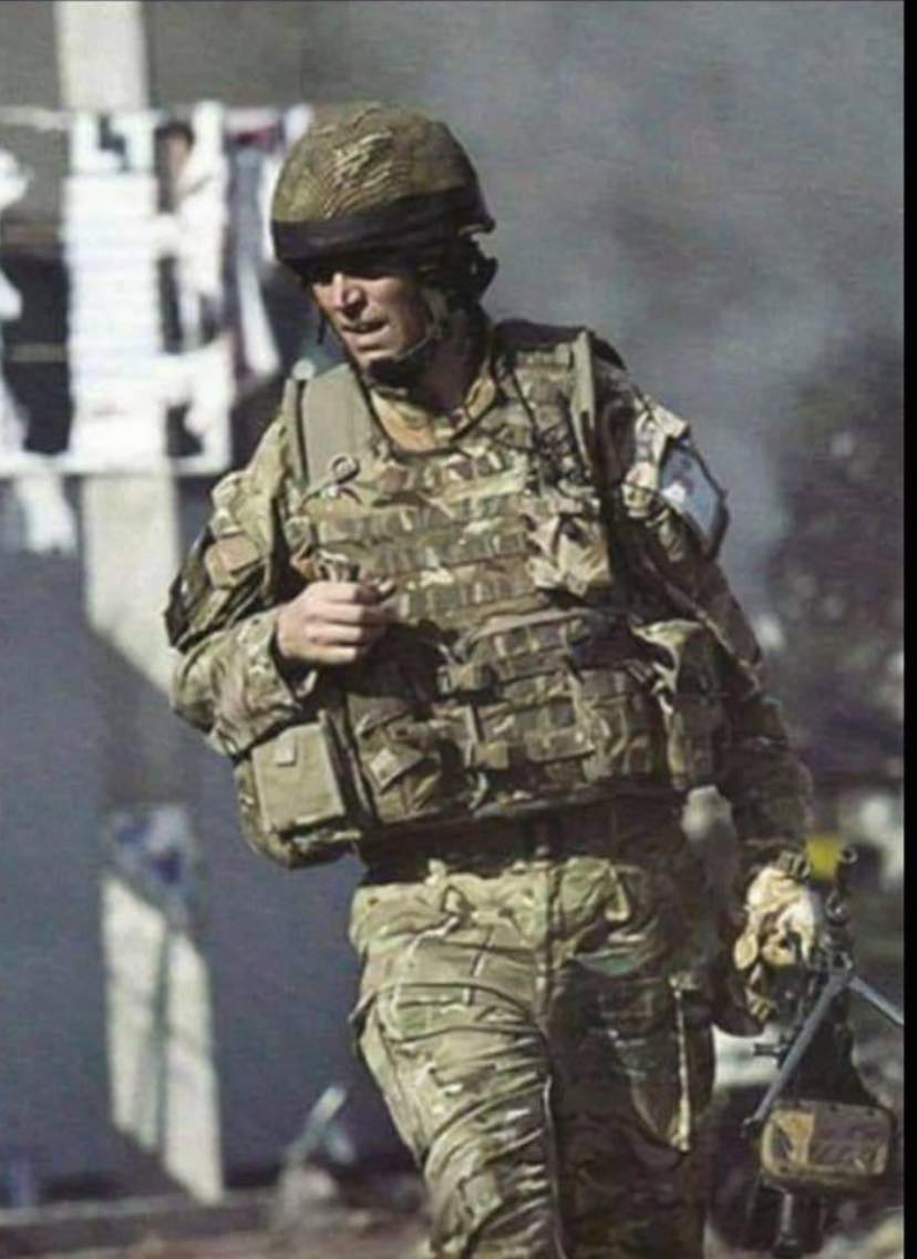 This is Taff Mark Langley, he lost his fight with his inner demons and is being buried today. Could you please do a shout out for PTSD awareness? This picture is from the British Council attack in Kabul. He was awarded and a commendation for his action that day. Thanks