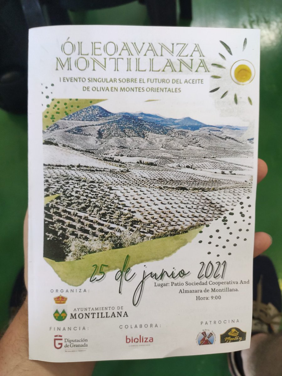 BiolizaL's tweet photo. Hoy estamos en Montillana, Granada. Colaboramos en el I EVENTO SINGULAR SOBRE EL FUTURO DEL ACEITE DE OLIVA EN MONTES ORIENTALES con algunos grandes especialistas del sector como son Isabel Carrillo Hidalgo, Manuel Bayona, @vilar_hernandez y @LaCal_BIOLIZA . https://t.co/y2igrnfuTq
