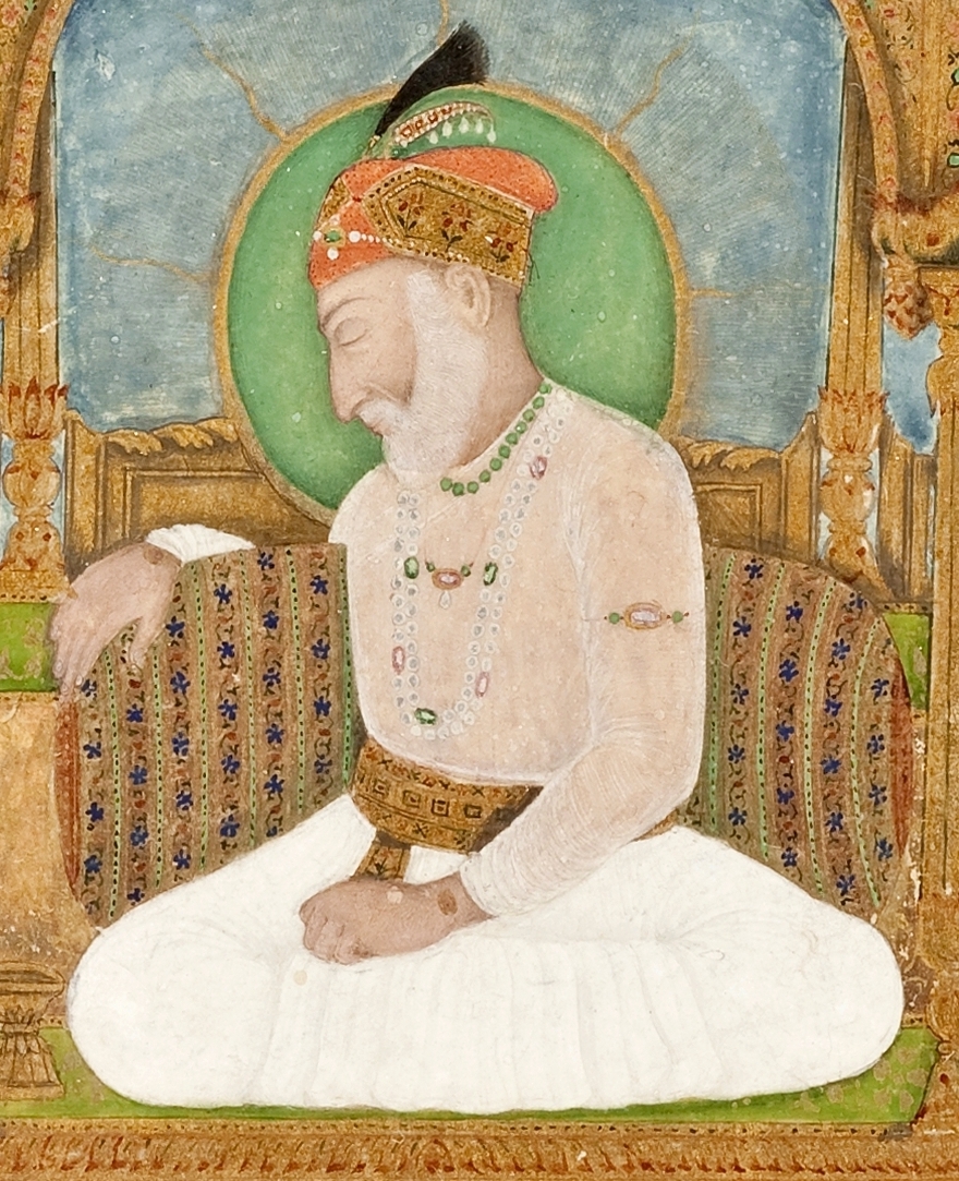 Born #OnThisDay in 1728: Ali Gauhar (1728-1806),  Mughal Emperor as #ShahAlamII

Portrait attributed to #Khairullah (active 1800-15), 1801

#Timurid
