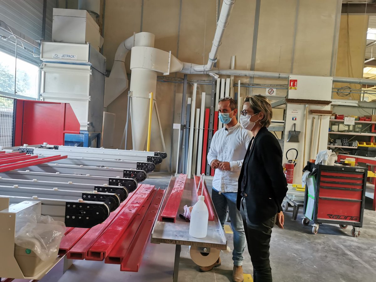 Avec <a href="/BastienCoriton/">Bastien Coriton</a> nous avons visité l'entreprise <a href="/Idrva2/">Idréva</a> à Arelaune-en-Seine qui valorise les matériaux composites. De beaux échanges avec les dirigeants et salariés de cette entreprise à la pointe de l'innovation en #Normandie