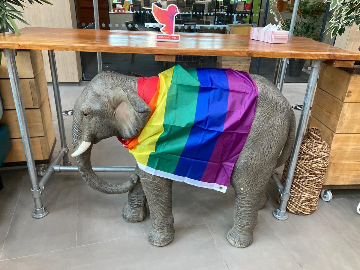 Steph_VJ's tweet photo. We are bursting with pride here at Moneypenny HQ - Happy Friday all 💛💚💙💜🤎

#pridemonth @Moneypenny https://t.co/DoFBLHysdM