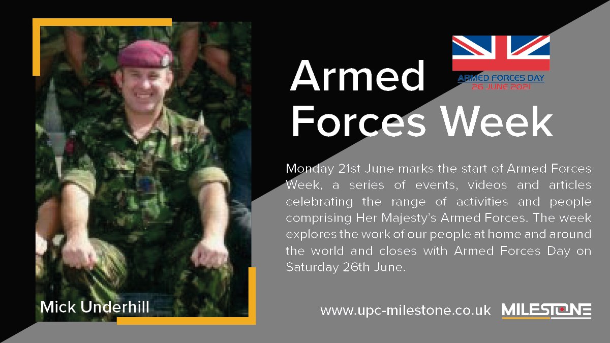 "I would like to join you in thanking the military professionals of today for their service and sacrifices, whether that be on hostile operations overseas or in support of the NHS fight against Covid19 at home."

#ArmedForcesWeek #ArmedForcesDay2021