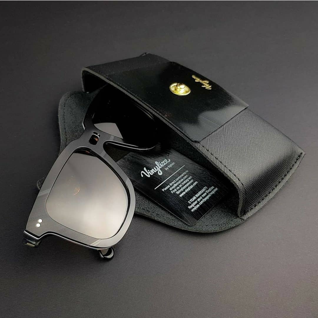 Vinylize Maze in black 
#wearthemusic #vinylizejazz #vinylizeeyewear #Vinylize