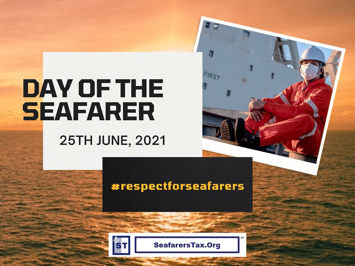 SeafarerstaxOrg's tweet photo. ⚓️ Every Sailor is not only a Navigator, but a Merchant and also a "Soldier".

Happy Seafarers' Day to all the Seafarers out there serving the nation with utmost dedication!

#respectforseafarers 

@PrasharSdp @NayyarKaranvir @cibeesh @CaptainSins @capt_vijay07 @Gurleen_SinghS https://t.co/VJWUrxrfrm
