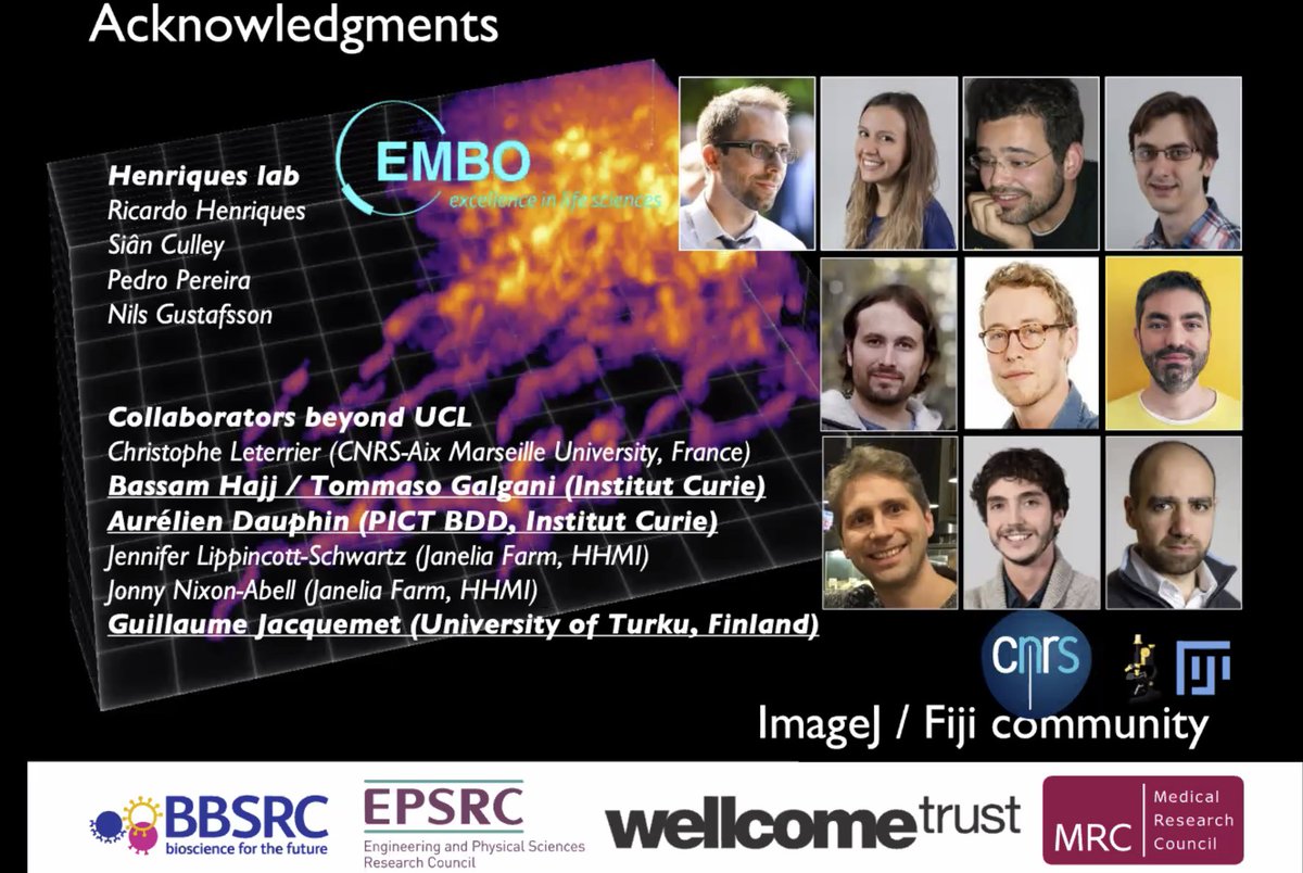 Very cool talk from @LaineBioImaging at #elmi2021 with 3 #SMLM stories + a bonus short story on novel processing methods.