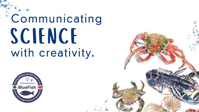 BlueFish_EU's tweet photo. #DynamicSeas conference today looking at Ecosystem Goods and Services also how BlueFish uses art to demystify climate change, celebrating the unique cultural heritage of Ireland & Wales whilst communicating important scientific information. https://t.co/XGPwhwUa9M