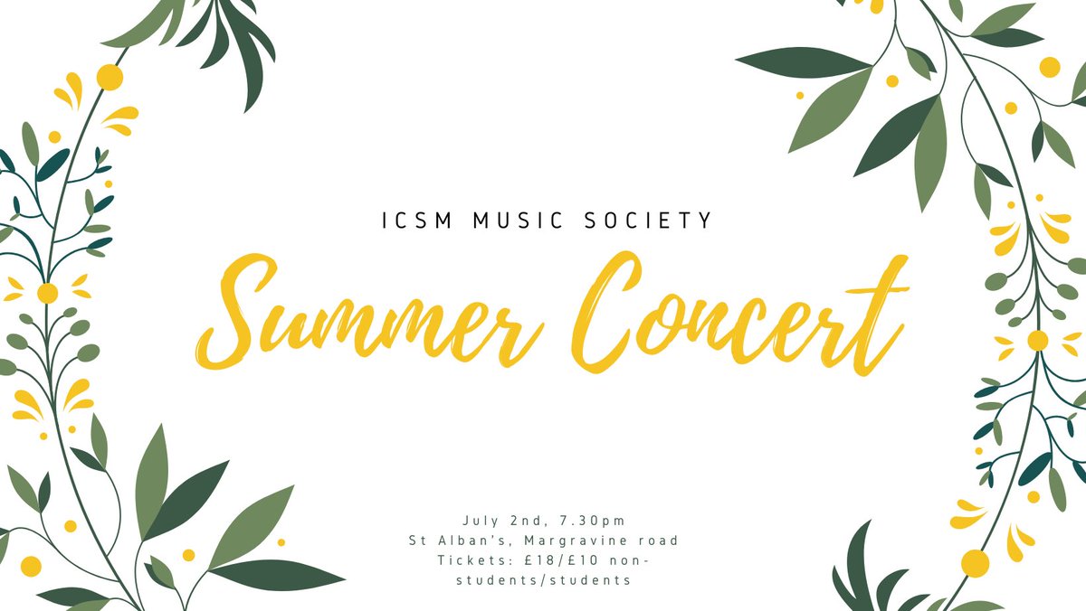 Our next concert is on Friday 2nd July! This is not one to miss 🎺 🎻 🎤 Click on this link to reserve a place: forms.office.com/pages/response…