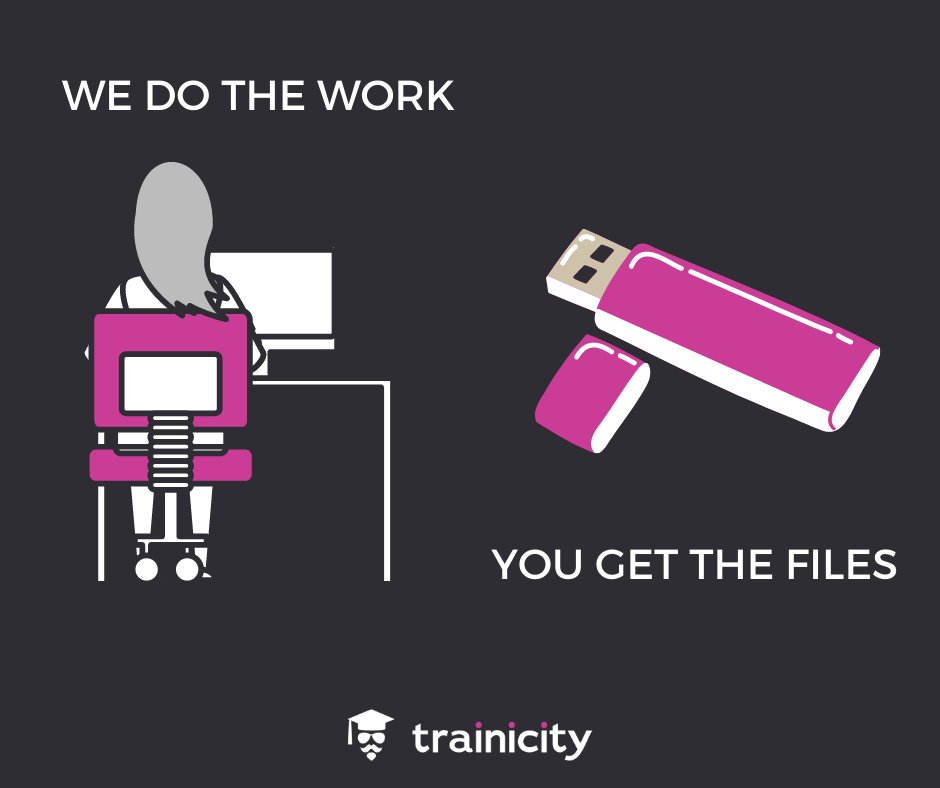 trainicity's tweet image. When you work with Trainicity, you hand us your manuals, then we customize your trainings and hand over all editable course files when we&apos;re done. No extra charge!

Click the link in our bio to learn more!

#trainicity #customcoursedesign #levelupyourbusiness