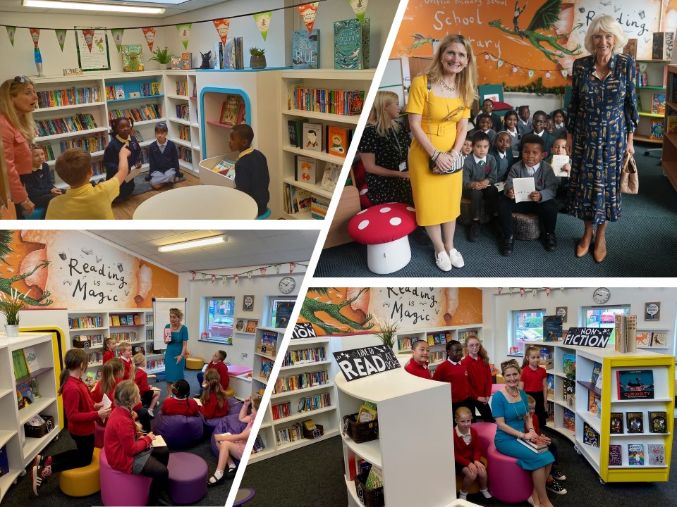 fg_library's tweet image. What a successful week for @Booktrust and @CressidaCowell with 5 schools opening their #lifechanginglibraries.
Demonstrating how the #lifechanginglibraries campaign is creating a long term #readingforpleasure bit.ly/3d7pdoM