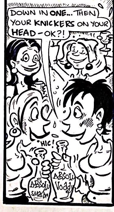 BitchBeryl's tweet photo. Friday night goals

#classyAF

#comic #cartoonist #comicstrip #80scomics #funnywomen https://t.co/H0Gx0lP4hi