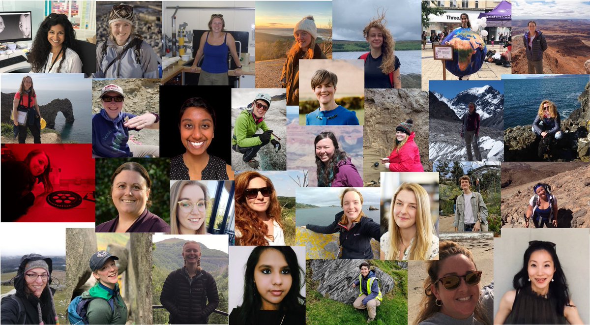 girlsingeosci's tweet photo. We canβt wait for our virtual event to start next week! But we couldnβt have put it all together without all our fabulous speakers, panelists, and fieldtrip and workshop leads! Here they all are, what a fantastic bunch! #GiG2021 https://t.co/7VrvVBX8b5