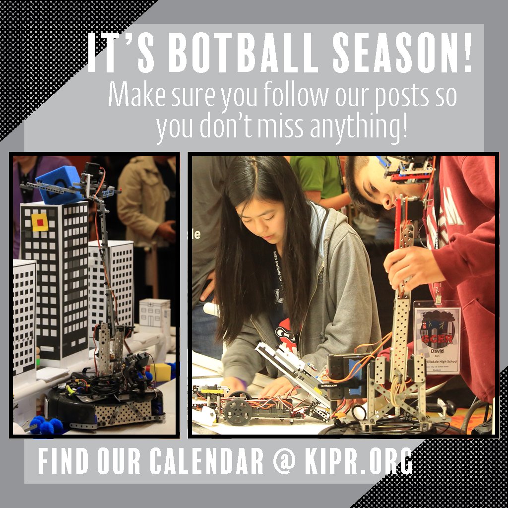 BotballRobotics's tweet image. Follow our other social media! 
@BOTBALL Educational Robotics Program on Facebook
@JuniorBotball
@KissInstitute
on Twitter!
#STEM #CantStopWontStopCoding