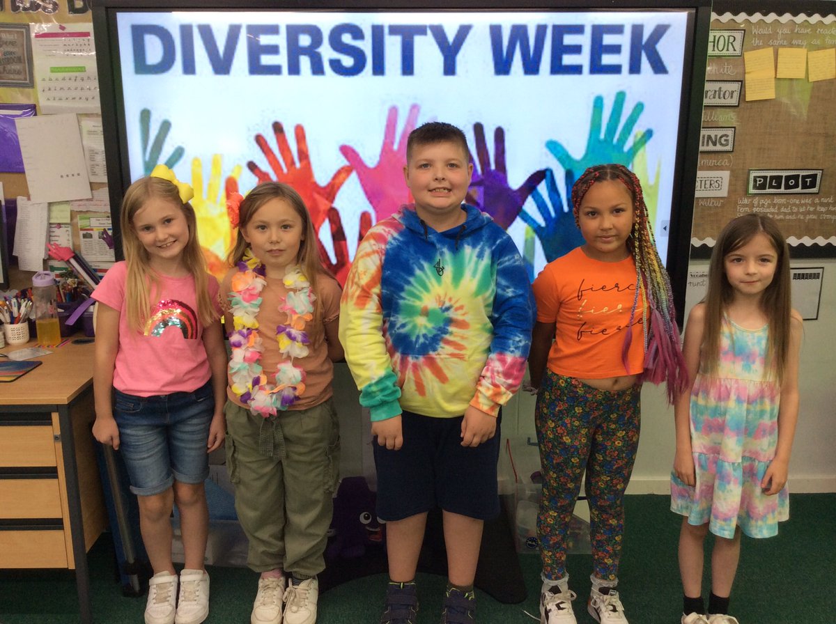 Timbertreey3's tweet image. Diversity Week Mufti Day ##rainbow #colourful