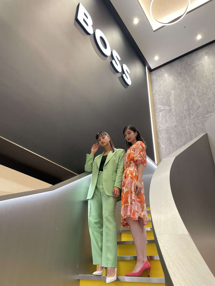 kurumi_0125_'s tweet image. Boss Store 銀座😃with @ManaTakase0 

#thisisboss