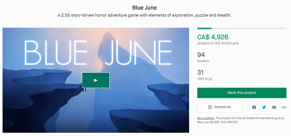 Blue June - Wishlist on Steam tweet media