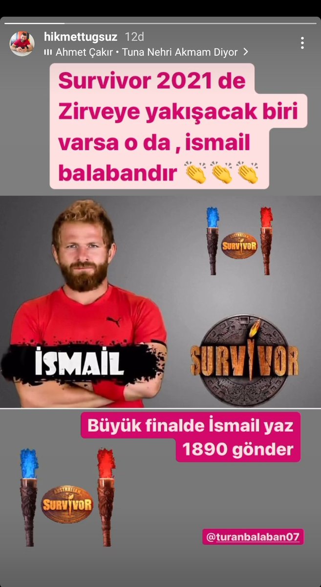 Arkadaşlar bu akşam çok çok çok önemli dün çıkacağımız zaten belliydi ama bugün en önemli gün kalbimiz İsmail'le #Survivor2021