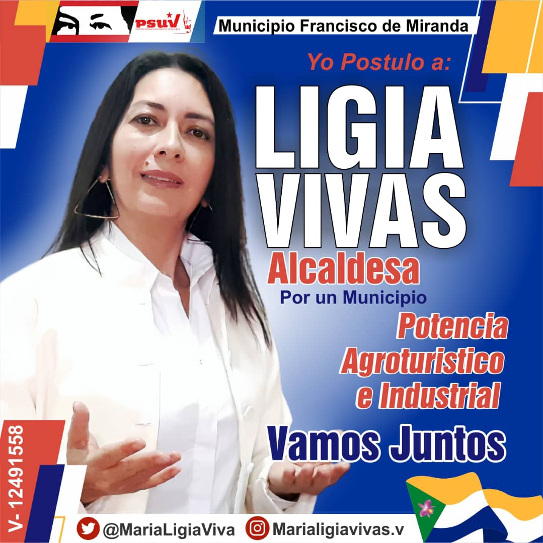 Desde las bases de nuestro partido apoyamos a nuestra amiga a la camarada <a href="/marialigiaviva/">MariaLigiaVivas</a> mujer luchadora por el gremio campesino. <a href="/FreddyBernal/">Freddy Bernal</a>  <a href="/BermudezJoseA/">Bermúdez José</a> #SoyComunicadorClap