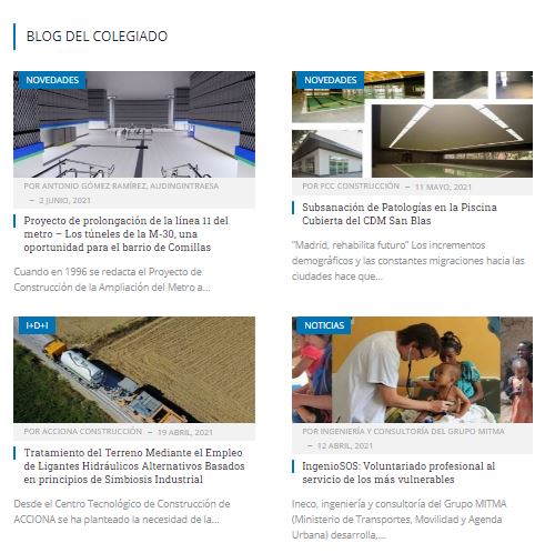 caminosmadrid's tweet photo. 👀 No te pierdas el #Blogdelcolegiado de @caminosmadrid!
El #BlogCaminosMadrid es para compartir artículos, novedades e investigaciones… últimas entradas sobre los #PremiosCaminosMadrid y mucho más:
https://t.co/cmsmVtcTN7 https://t.co/2kZTIPxwku