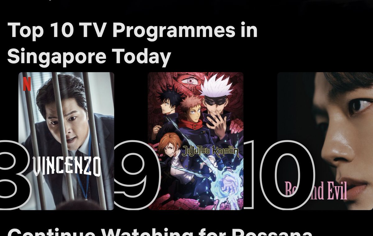 yjg_love's tweet photo. Wahhahaa it is back to top ten on @netflix Singapore #BeyondEvil https://t.co/xdGBPPqC8z