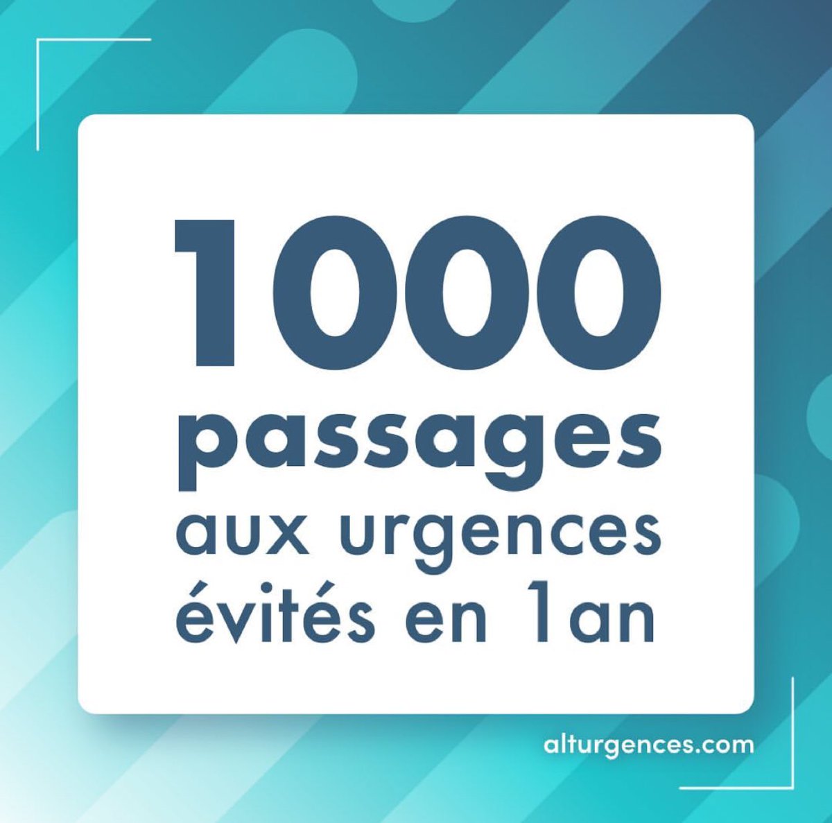 🚀 Grâce à nos alternatives, en 1 an, plus de 1000 passages aux urgences ont été évités.

😍 Nous sommes ravis de vous avoir aidé.

🙏 Prenez soins de vous !

 #santé #santéautravail #alturgences #vacances #weekend