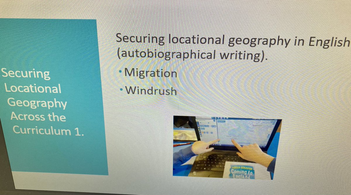 hackforthschool's tweet image. Headteacher discussing value of @Digimap4Schools to secure essential locational knowledge across the curriculum #CPD