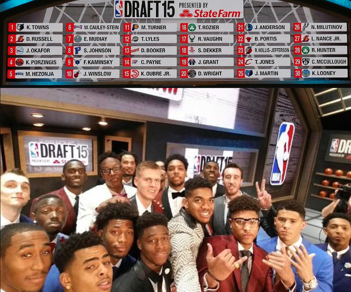 These guys were drafted 6 YEARS AGO today!

2nd Round: Montrezl Harrell, Norman Powell

Undrafted: Quinn Cook, T. J. McConnell, Juan Toscano-Anderson, Royce O'Neale, Christian Wood