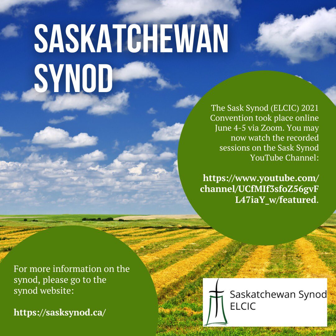 ElcicYoungAdult's tweet photo. Here are some resources for the ELCIC Synod Conventions of 2021! Eastern Synod Assembly of this year will take place today and tomorrow online 😊

#myELCIC #youngcanadianlutheran #lutheran #rftfuture #faith #prayer @KarenKuhnert @ESynodELCIC @mirgray https://t.co/Os7QiOUcj4