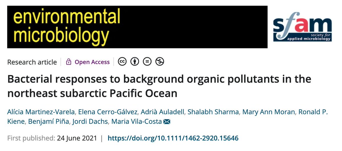 ☀️Our latest publication at <a href="/wileymicrobio/">Wiley Microbiology</a> is out! We are very excited to share it with ya'll people!! 🔥
"Bacterial responses to background organic pollutants in the NESAP Ocean" 🌊 🦠
Have a look 👉👀shorturl.at/ehrM1
<a href="/ElenaCerro/">Elena CG</a>