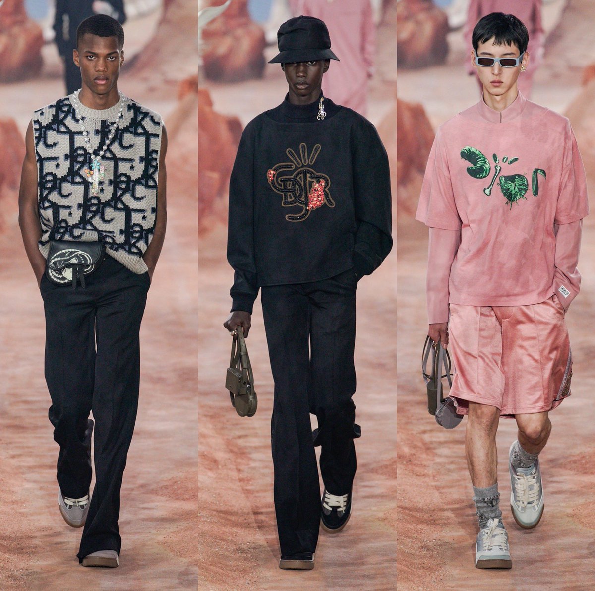 LaflameScott's tweet photo. Travis Scott x DIOR SS22 💚🌵✨ https://t.co/nQeWxqPH3l