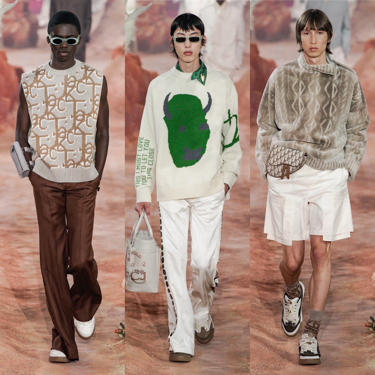 LaflameScott's tweet photo. Travis Scott x DIOR SS22 💚🌵✨ https://t.co/nQeWxqPH3l