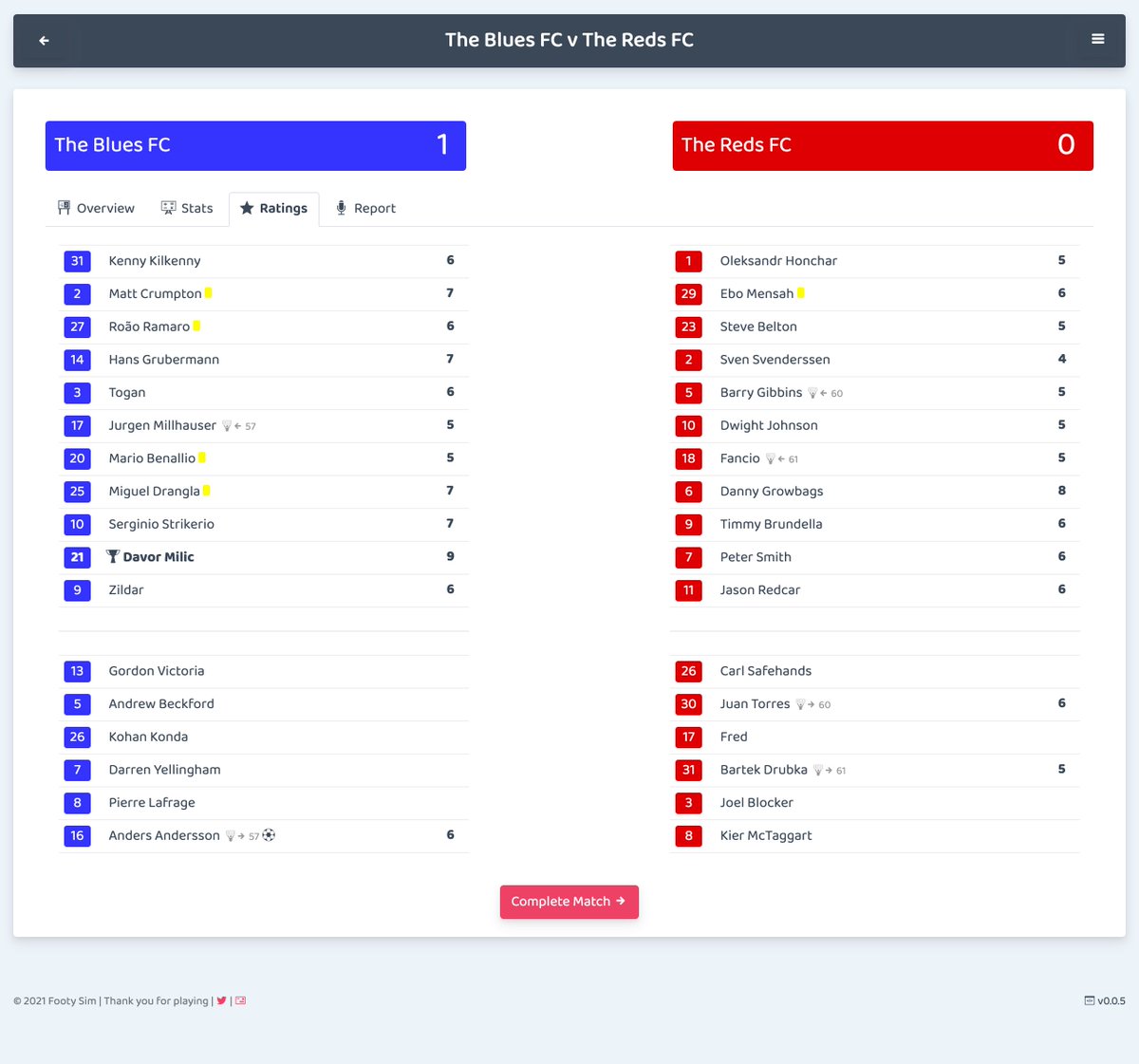 FootysimNet's tweet image. Super Sub alert! AI manager brings on Andersson at 57mins.  He scores on 58mins. Tactical genius.