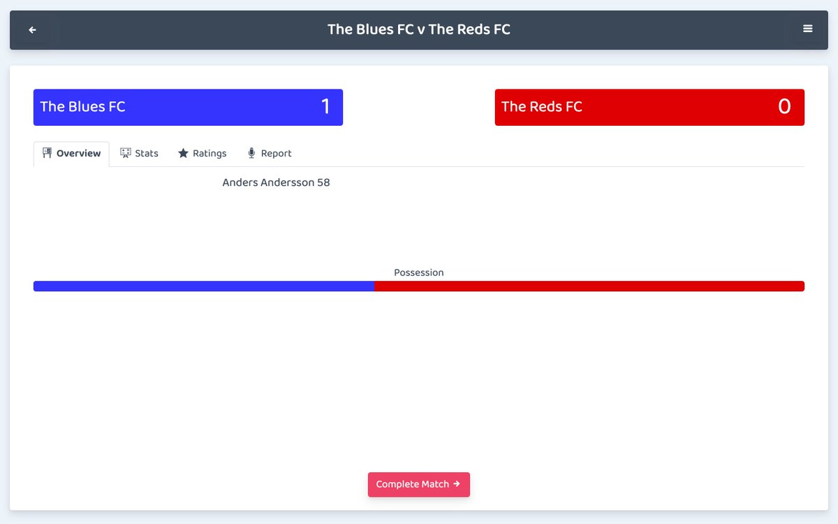 FootysimNet's tweet image. Super Sub alert! AI manager brings on Andersson at 57mins.  He scores on 58mins. Tactical genius.