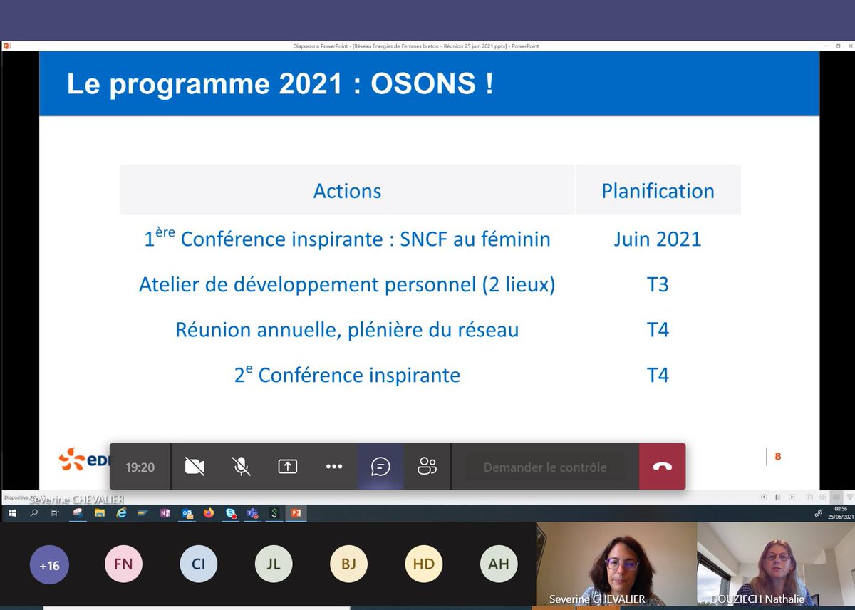 #PIH #RSE #Diversité
Merci pour cette conférence très enrichissante organisée par les ambassadrices <a href="/NatDouziech/">Nathalie Douziech</a> et <a href="/ChevalierSev76/">Chevalier Severine</a> du réseau <a href="/ENERGIE_Femmes/">ENERGIE Femmes</a> Breton
Hâte d'aider à préparer les prochains rdv, ancrer la dynamique et voir s'élargir le réseau!👍