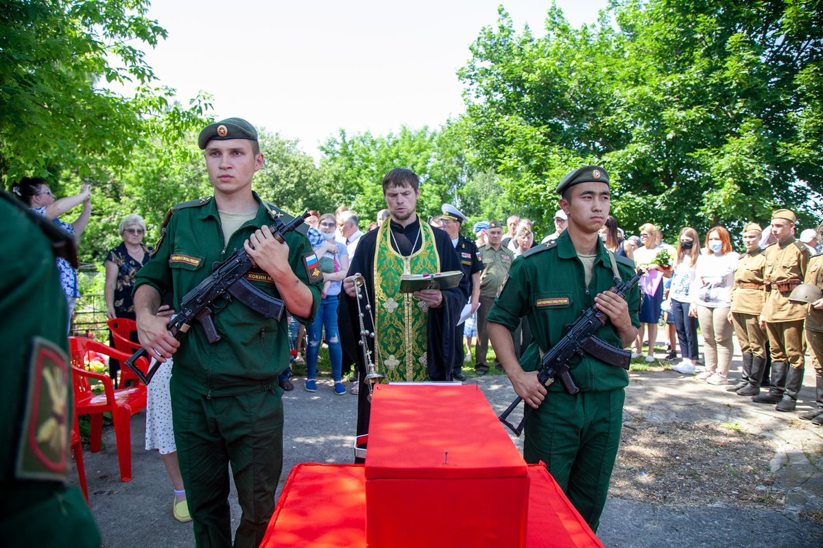 Захоронение останков красноармейца в селе Городец городского округа Коломна
gradblagokolomna.ru/2021/06/23/%d0…