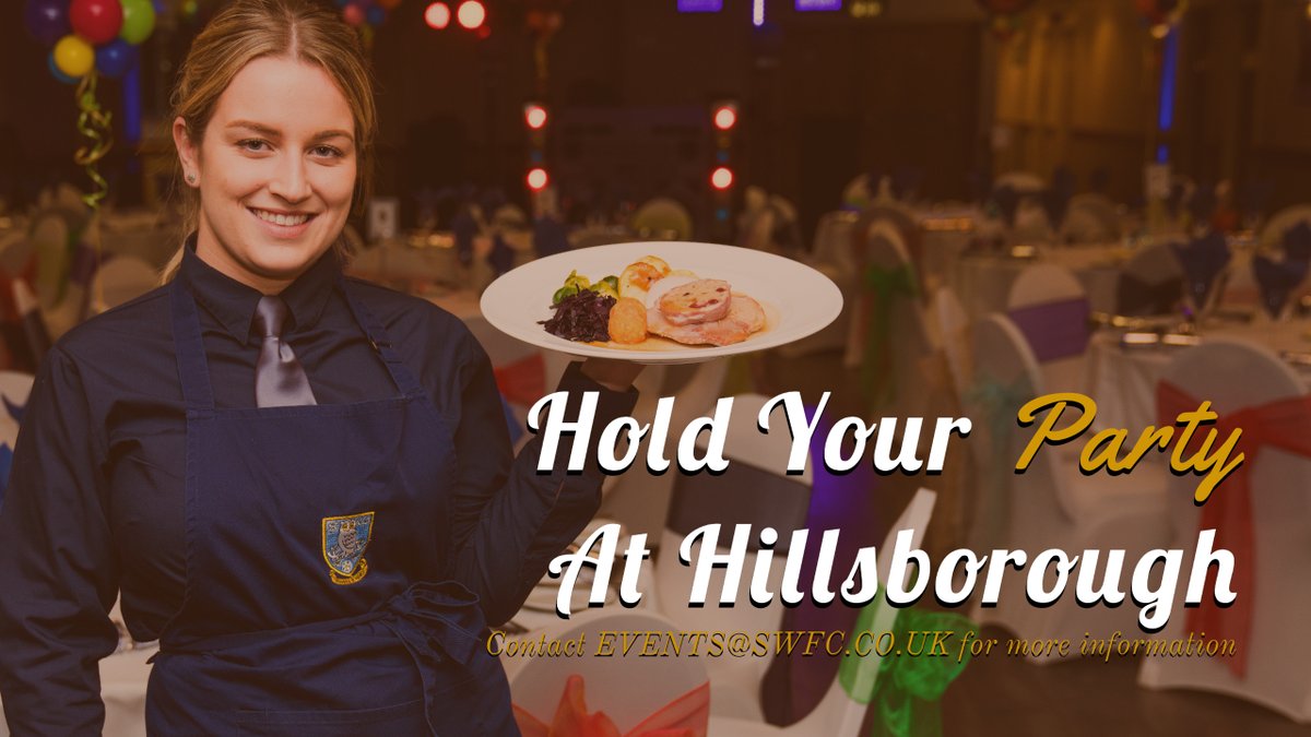 swfcEVENTS's tweet photo. π₯³Your party on a plateπ½οΈ
π²Make your enquiry today by contacting Events@SWFC.co.uk
#SWFC #SWFCEvents https://t.co/hEsmyvi56j