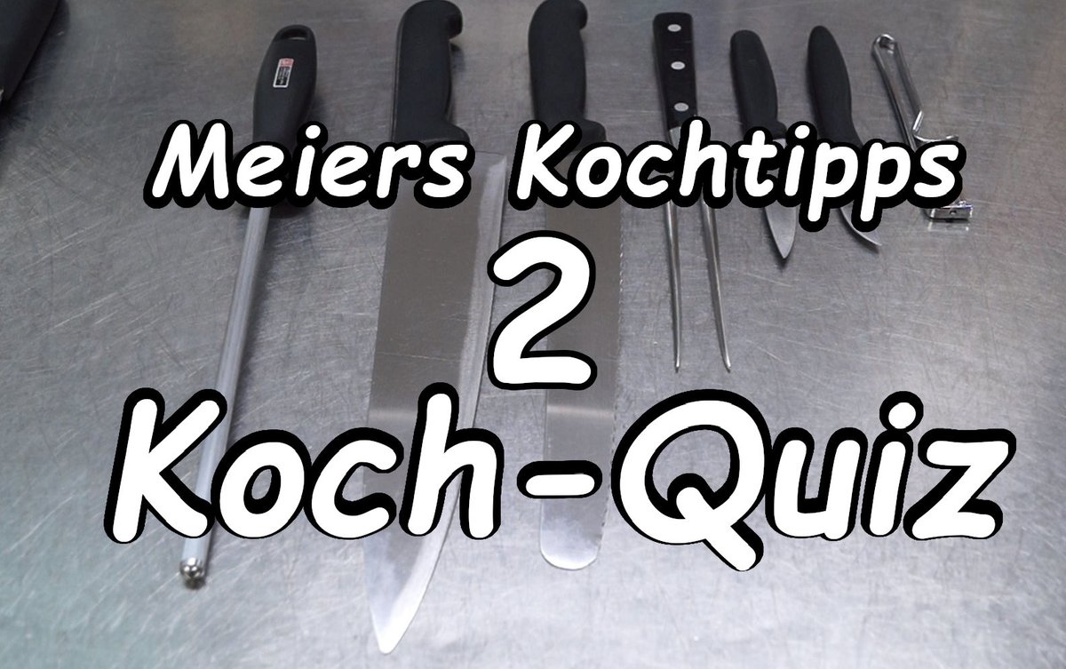 RT <a href="/GastroGefluster/">Meiers Kochtipps</a>: Noch ein Koch-Quiz für Euch #2 meierskochtipps.de/2021/06/22/noc… 
Das das letzte Koch Quiz so gut bei euch angekommen ist gibt es heute gleich noch eins. 💪
Wie viele Antworten hast Du diesmal richtig?