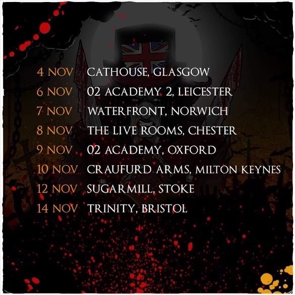 officialwed13's tweet photo. 🗣Good Mourning ⚰️

The Wednesday 13-Crusade of Blood- 2021 Headline UK 🇬🇧 tour with special guests @sumocyco 

Tickets on Sale JUNE 28th https://t.co/Zph1gJSbQi