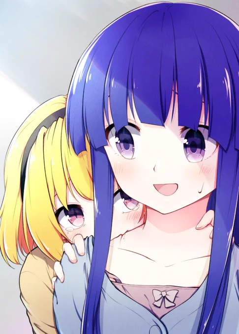 1日1回梨花ちゃんの血を吸わないと生きられなくなっちゃった沙都子。
#ひぐらしのなく頃に業 