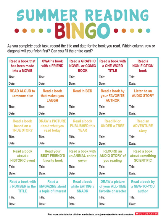 LornshillLRC's tweet photo. Enjoy the summer hols everyone @Lornshill. Time to have some fun, relax and enjoy a book or two! Have a go at summer reading bingo and share your favourite reads when you return! ππ¦π #summerreads #LORNSHILLreads #readaxation #readingforpleasure https://t.co/dzi602PgkT