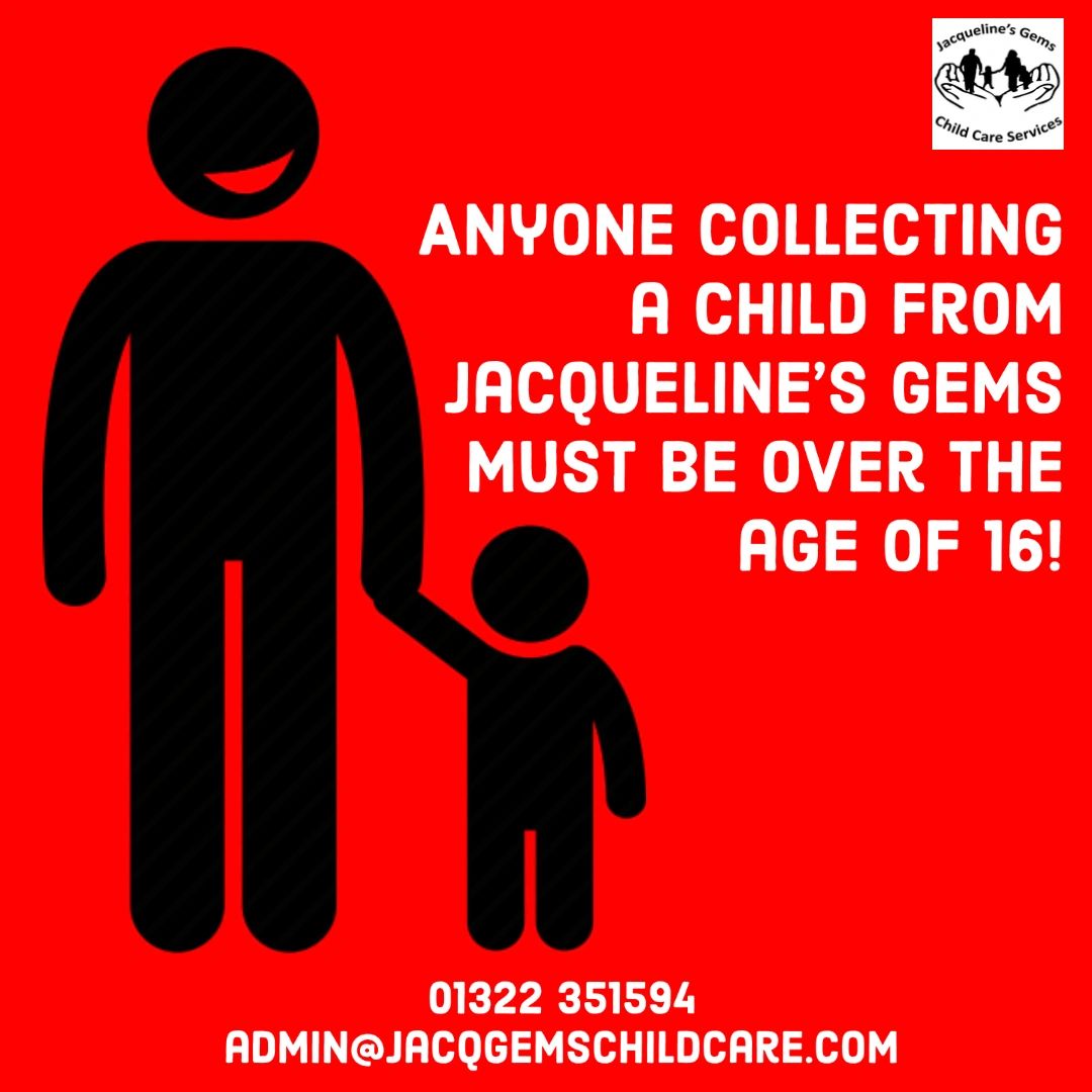 Please may we remind you that anyone collecting your child/ren must be over the age of 16. Thank you #safeguarding #supporting #caring #loving #protecting #safety #grownup #oldenough #parents #childcare
