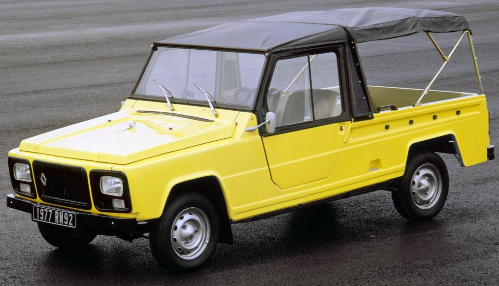 UltimativCars's tweet photo. In the 1970s, every bigger car-company in Europe had its own Buggy-ish model, f.ex.:
1. #Volkswagen: #Iltis [Typ 183] (1978-82; 9.547 units)
2. #Citroen: #Méhari (1968-87; ~115k units)
3. #Renault: #Rodéo (1970-87; ~60k units)
4. #FIAT: #Moretti 500 #Minimaxi (1970-73; ~90 units) https://t.co/pU3AiH8ZTW