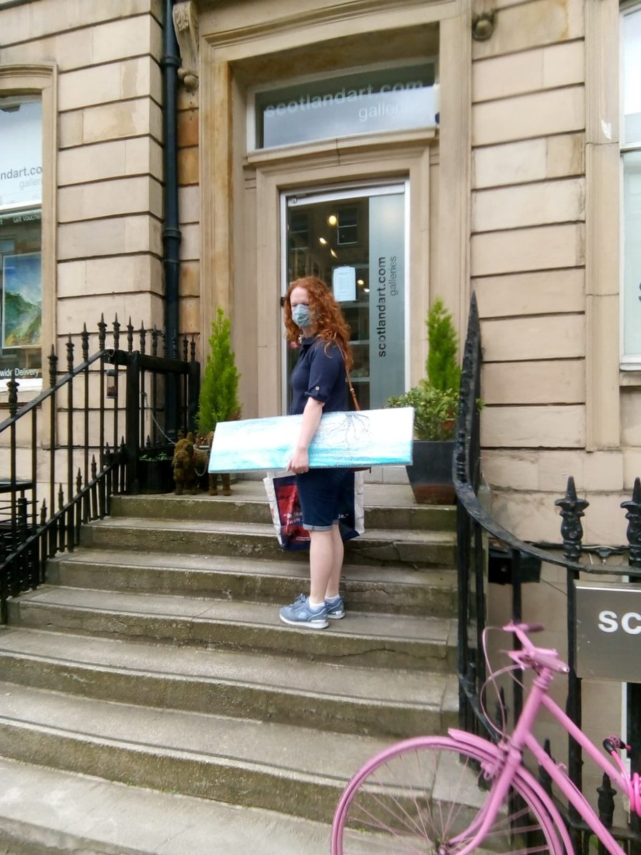 tkinniburghart's tweet photo. New paintings freshly delivered for this summer season. Available to view online @scotland_art #ArtistOnTwitter #artgallery #artist #paintings https://t.co/v8VvBn4LGU